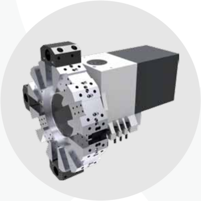 Токарный станок с ЧПУ HTC40B с наклонной станиной, металлообрабатывающий токарно-фрезерный станок SMTCL с ЧПУ 5