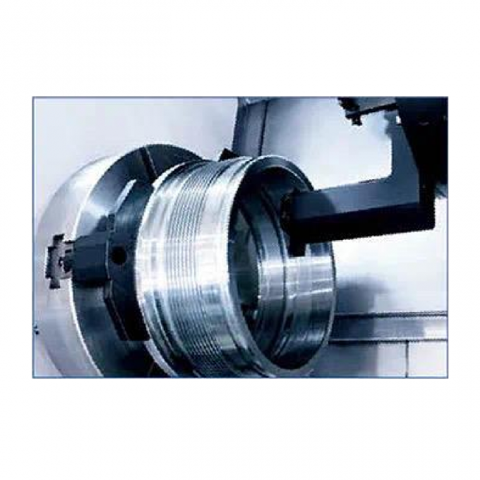 Склонное легло CNC металлообрабатывающий центр HTC63n Fanuc тяжелая горизонтальная станка с ЧПУ 6