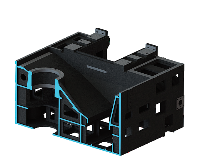 Крупный металлический вертикальный станковой станк V8H Максимальная высота резки 850 мм Fanuc CNC фрезерный вертикальный станк 1