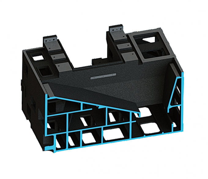 Крупный металлический вертикальный станковой станк V8H Максимальная высота резки 850 мм Fanuc CNC фрезерный вертикальный станк 4