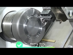 HTC 50nm Горизонтальная CNC-вертикальная система Fanuc наклонная кровать CNC-фрезерная машина SMTCL CNC-оборотный центр