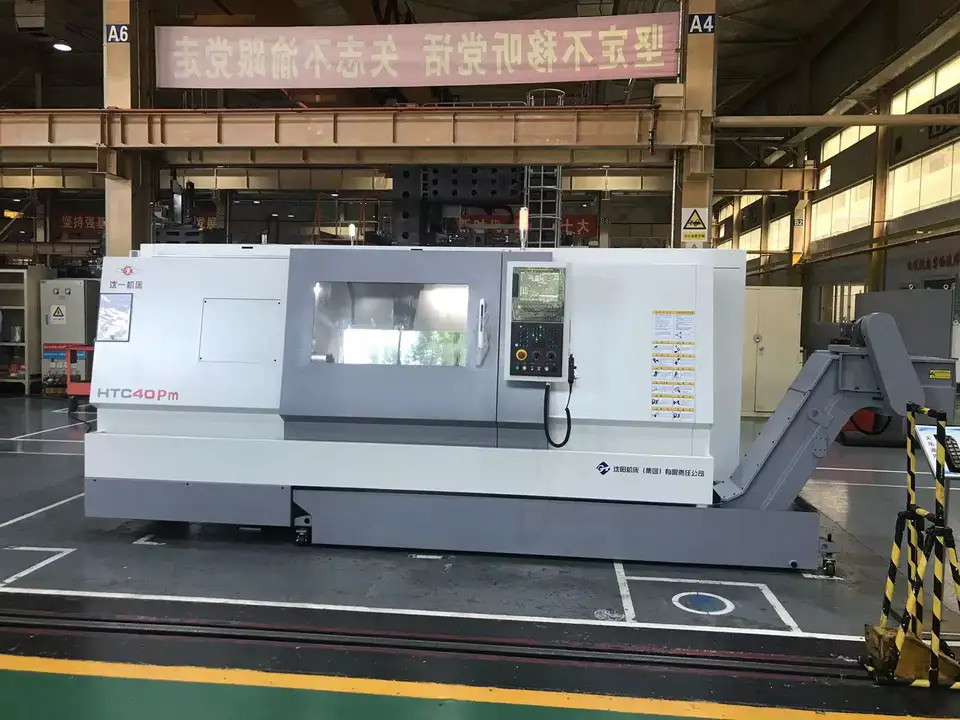 SMTCL CNC Lathe HTC40P Склонное ложе Lathe CNC фрезерные машины CNC Турнинговый центр для стали