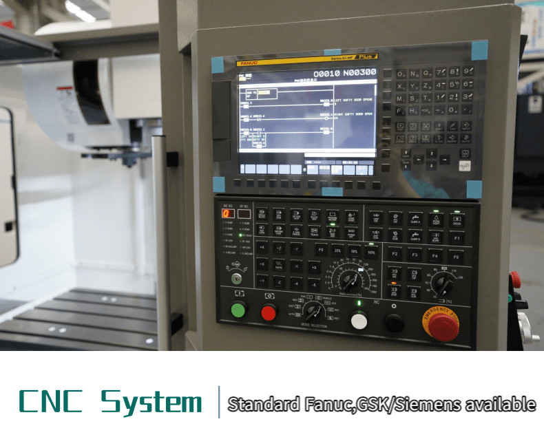 SMTCL VMC1100B 4 оси CNC фрезерная машина для металлов Fanuc контроллеры 3 оси вертикальный центр обработки