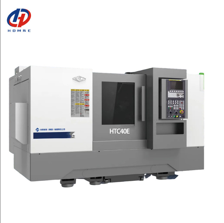 CNC токарный станк HTC40E высокоточный CNC горизонтальный токарный станк 30 градусов наклонный кровать CNC поворотный станк