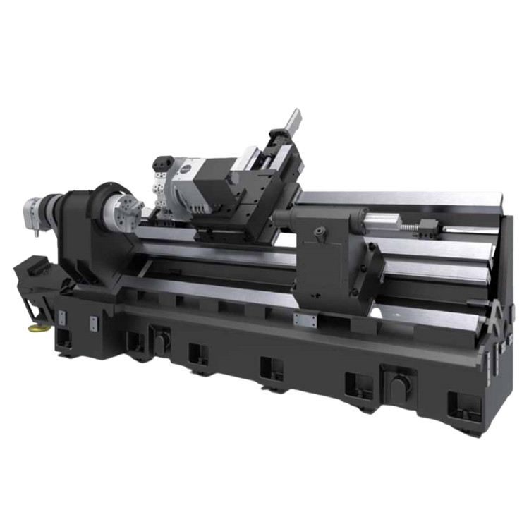 Крупный CNC-вертовой станц HTC40P Сдвижное руководство рельс Fanuc-вертовой станц 12 Станция башня наклонная кровать CNC-вертовой станц