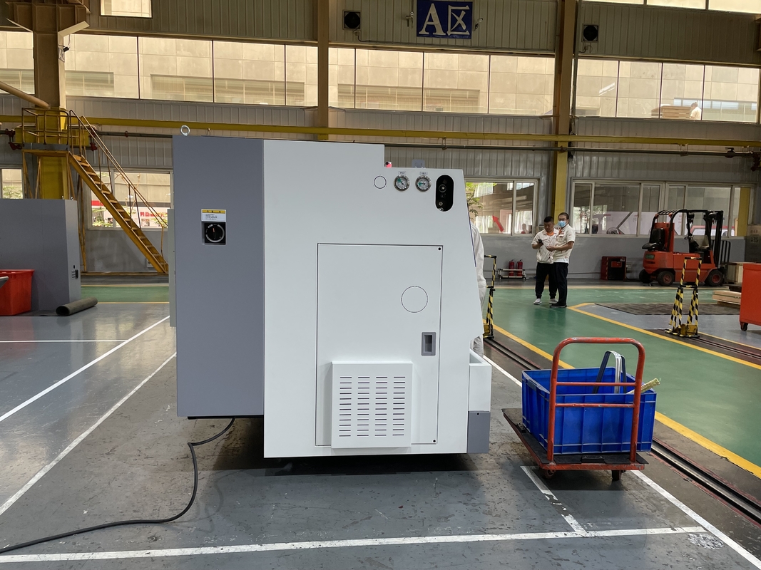 Крупный CNC-вертовой станц HTC40P Сдвижное руководство рельс Fanuc-вертовой станц 12 Станция башня наклонная кровать CNC-вертовой станц