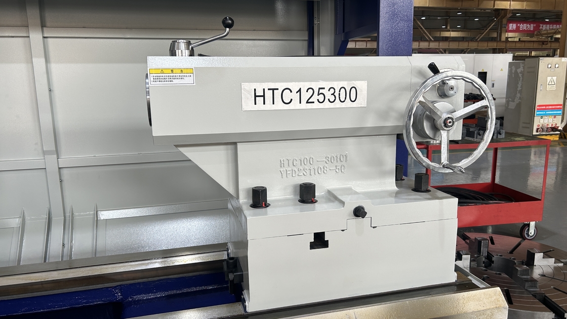 SMTCL CNC тяжелая токарная машина HTC125300 Максимальная длина резки 3000 мм горизонтальная плоская кровать CNC-токарный стан