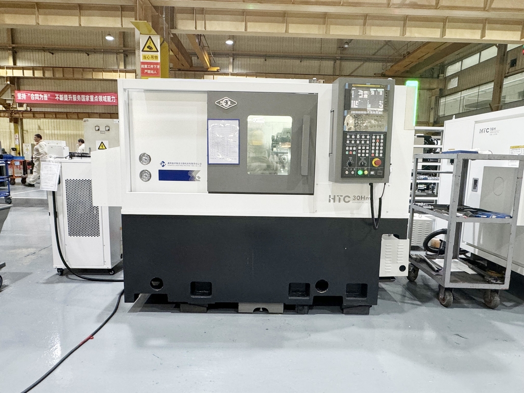 SMTCL CNC токарный станц с автоматической загрузкой и разгрузкой HTC30Hm 12-станционная силовая башня горизонтальный центр поворота