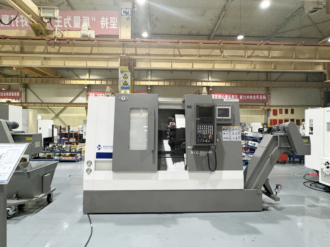 SMTCL CNC Lathe Mill Combo Machine HTC40Hm BMT55 Двигаемая башня Горизонтальный центр поворота CNC