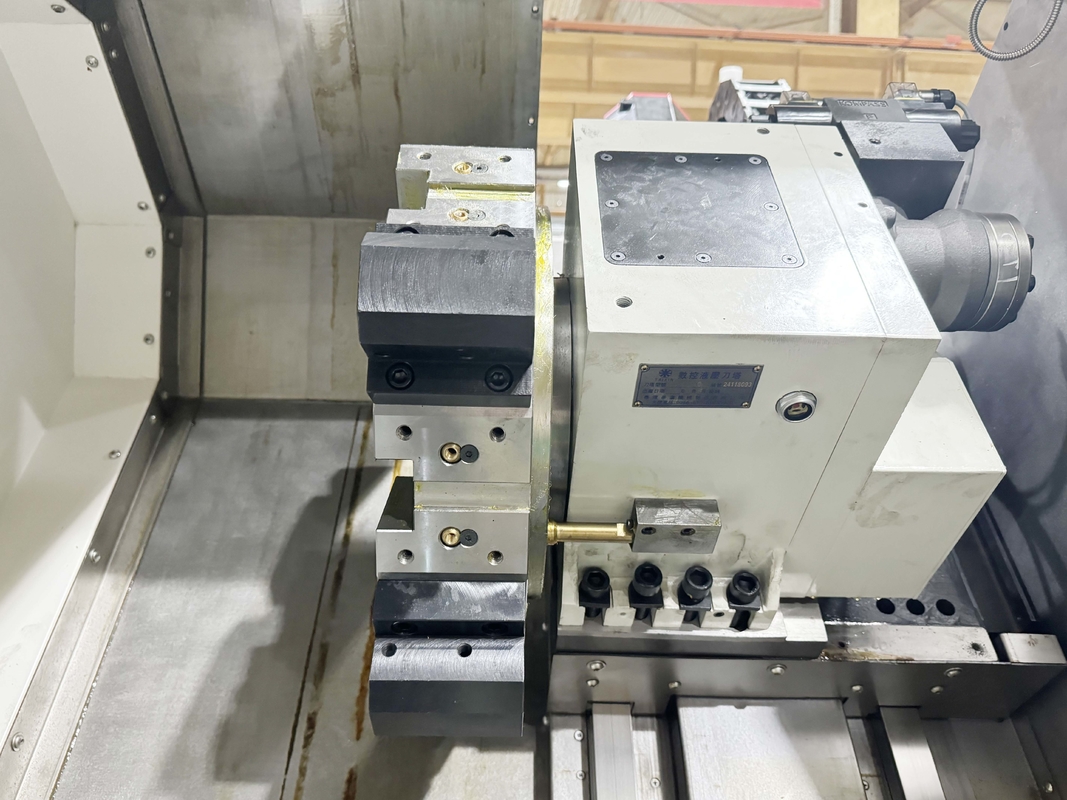 SMTCL CNC-вертикальная машина HTC50B FANUC Система горизонтальная 12 станции Серво башня наклонная кровать CNC-вертикальный
