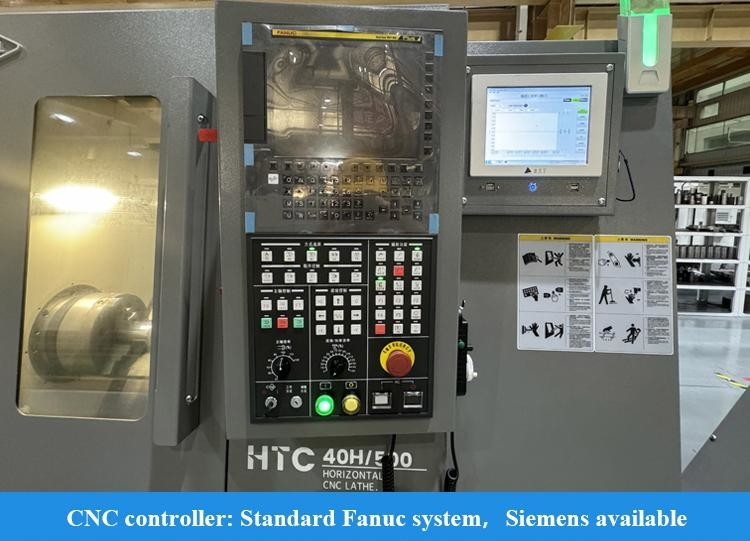 SMTCL CNC токарный станц HTC40H высокоэффективный длительный путь шаровой клетки Моторная вала обработки наклонного кровати CNC токарный станц