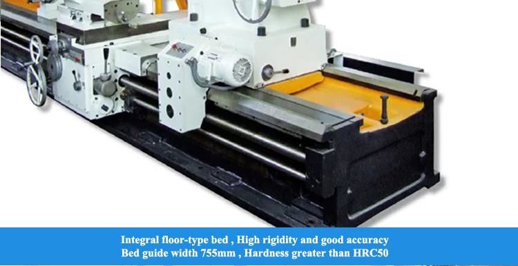 Большой ручной токарный станк CW61160D Максимальный диаметр колебания над кроватью 1640 мм А2-15 Шпиндель Тяжелые токарные станки