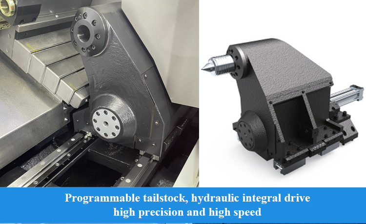 SMTCL наклонное ложе CNC токарного станка горизонтальный 8 станции серво башня IT35L твердая обработка металла CNC токарный станк