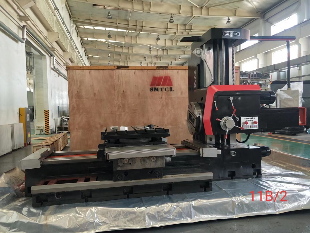 ZJ TPX6111B Горизонтальная буровая и фрезерная машина с цифровым устройством чтения