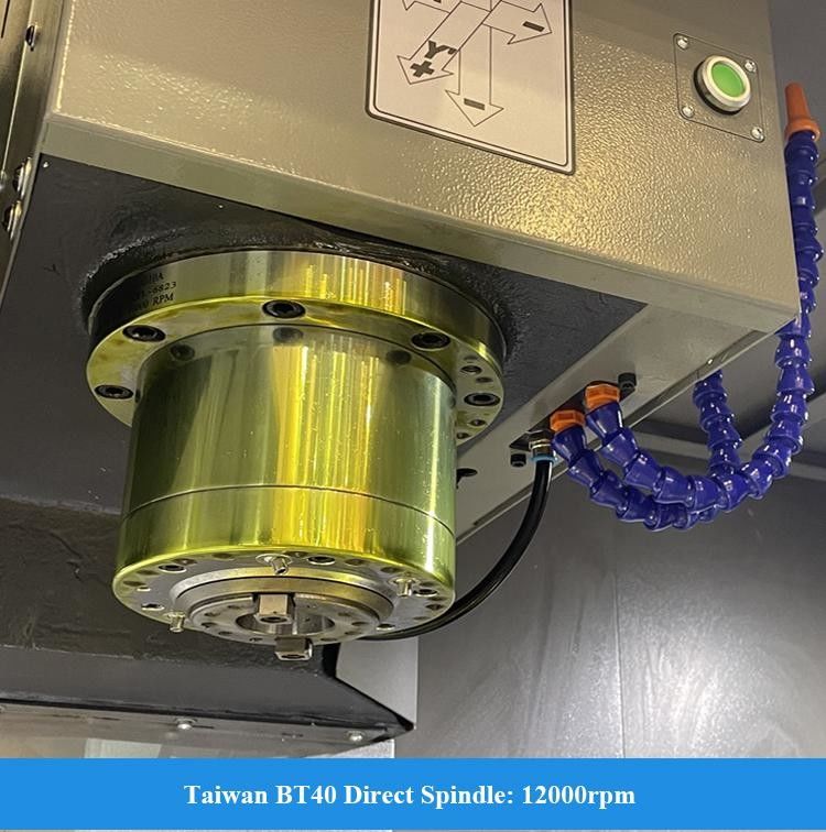 SMTCL 10000rpm FANUC 3-осевой вертикальный обрабатывающий центр VMC850Q 4-осевой CNC фрезер с поворотным столом