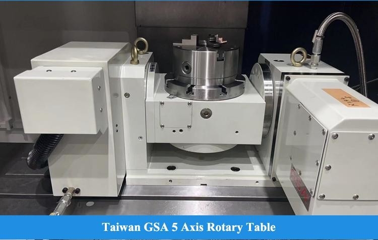 CNC VMC Вертикальный обрабатывающий центр VMC850Q 4-я ось Cnc вращающийся стол CNC Металлическая вертикальная фрезерная машина