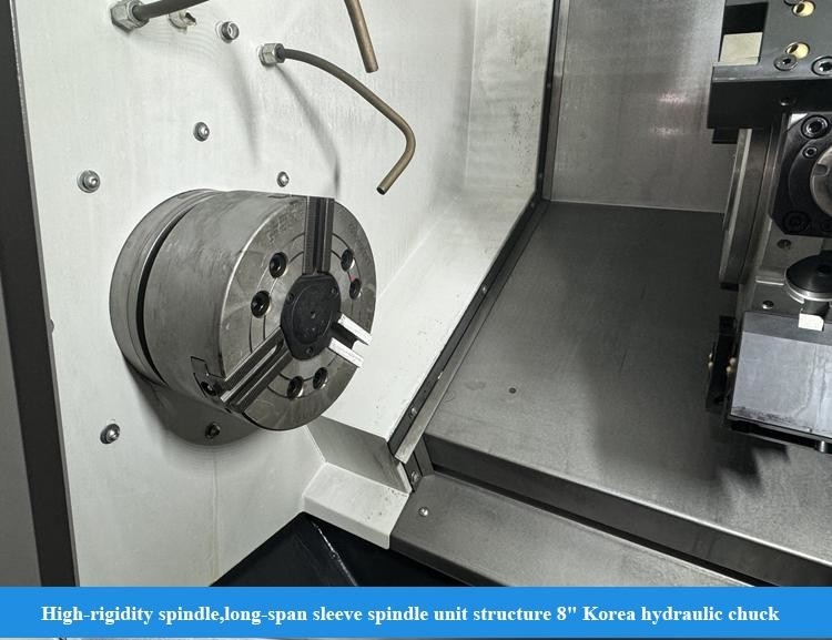 SMTCL CNC токарный станц с автоматической загрузкой и разгрузкой HTC30Hm 12-станционная силовая башня горизонтальный центр поворота