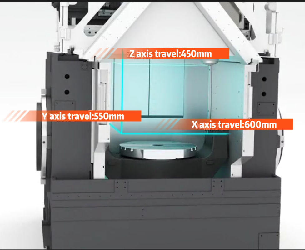 Пятиосный центр обработки VMU40H Макс. Допустимая нагрузка 300кг 5-осевое соединение Вертикальный центр обработки