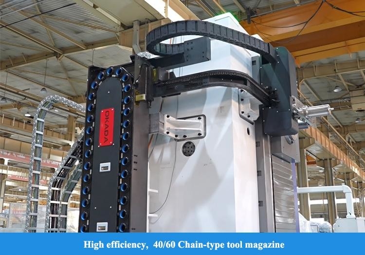 CNC горизонтальная фрезерная и буровая машина для металла TK6511B 5 оси CNC буровая фрезерная машина