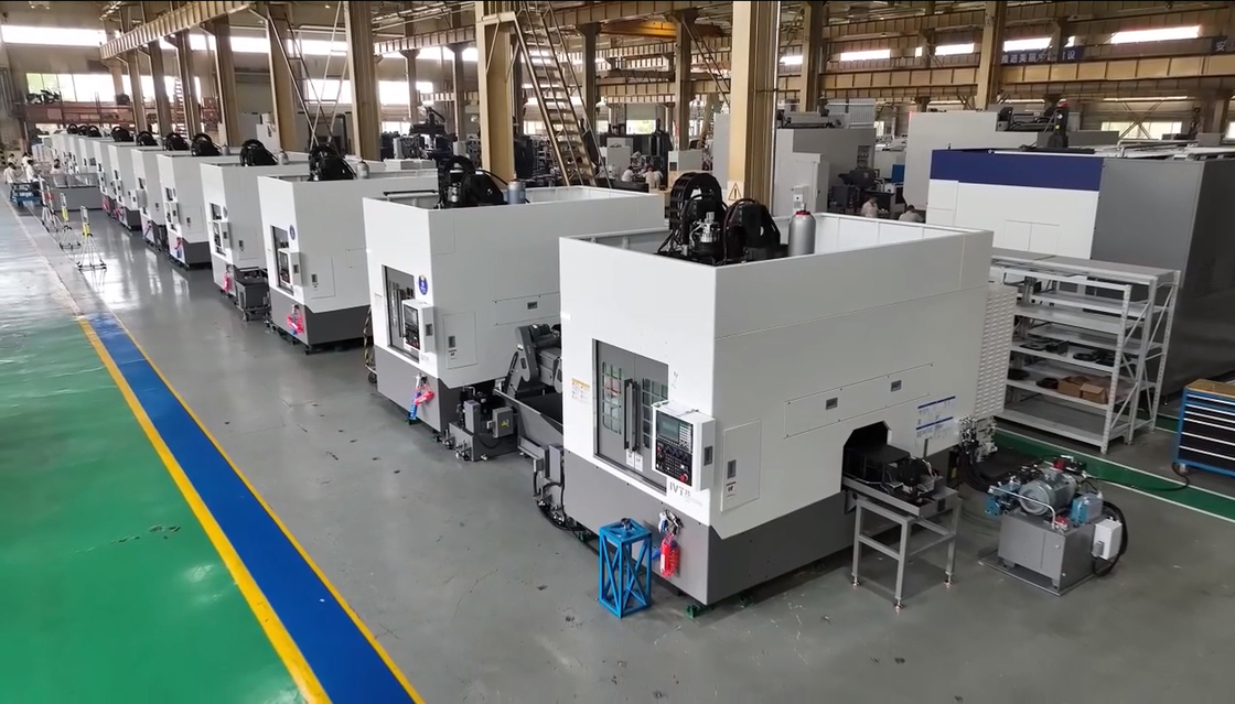 Автоматическая загрузка и разгрузка Вертикальная CNC-вертикаль IVT45 Автоматическая производственная линия