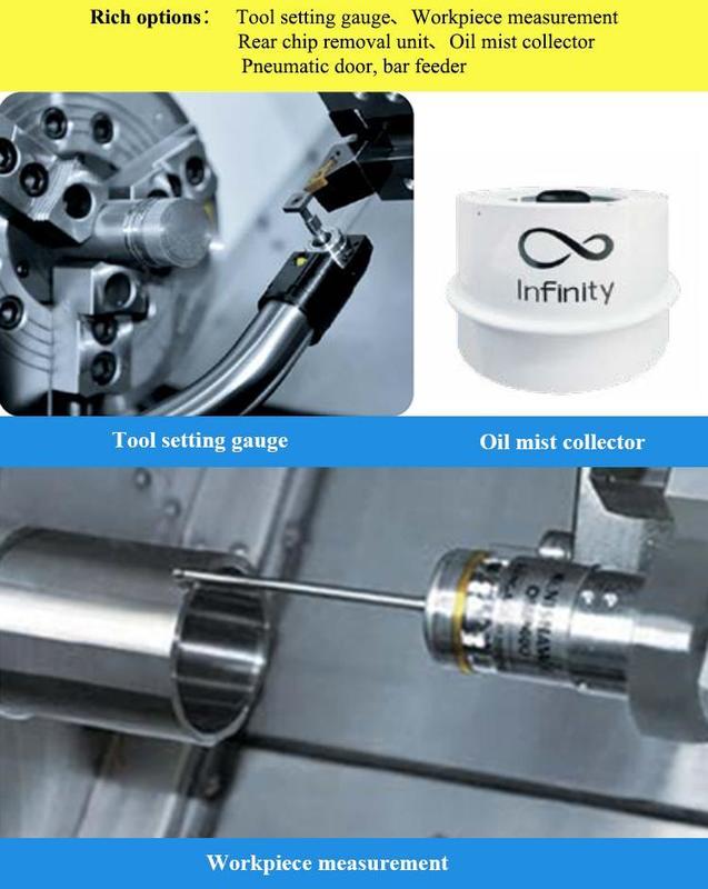 Горизонтальный наклонный токарный станок с ЧПУ T4S Высокая жесткость 35 - 3000 об/мин Скорость шпинделя