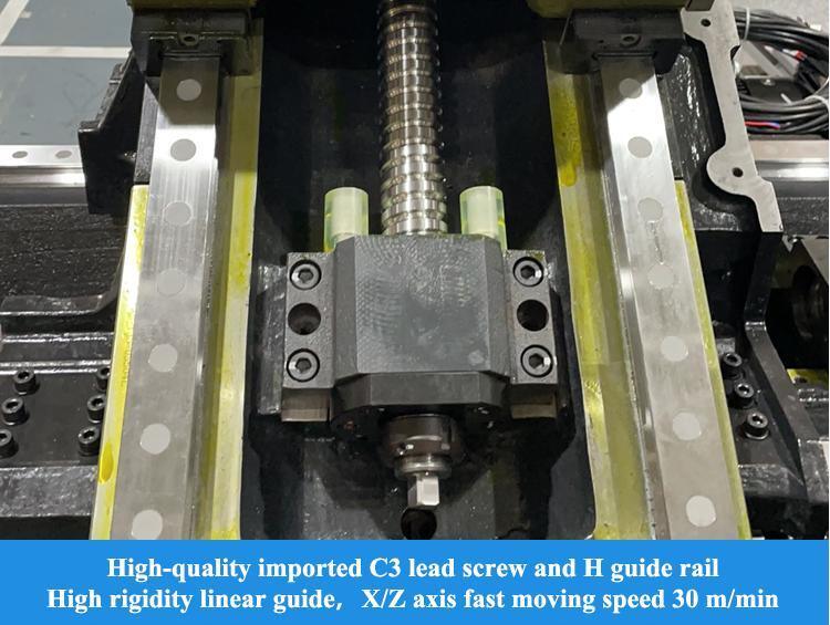 SMTCL Высокая точность Малые детали Обработка 5000 вращений в минуту A2-5 Взлом горизонтальный сервотуррет HTC16H наклонный кровать CNC токарный стан