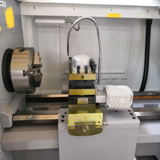 Степной механизм CNC CAK6385 Сервомотор 4 станции Башня Металлический Степной механизм