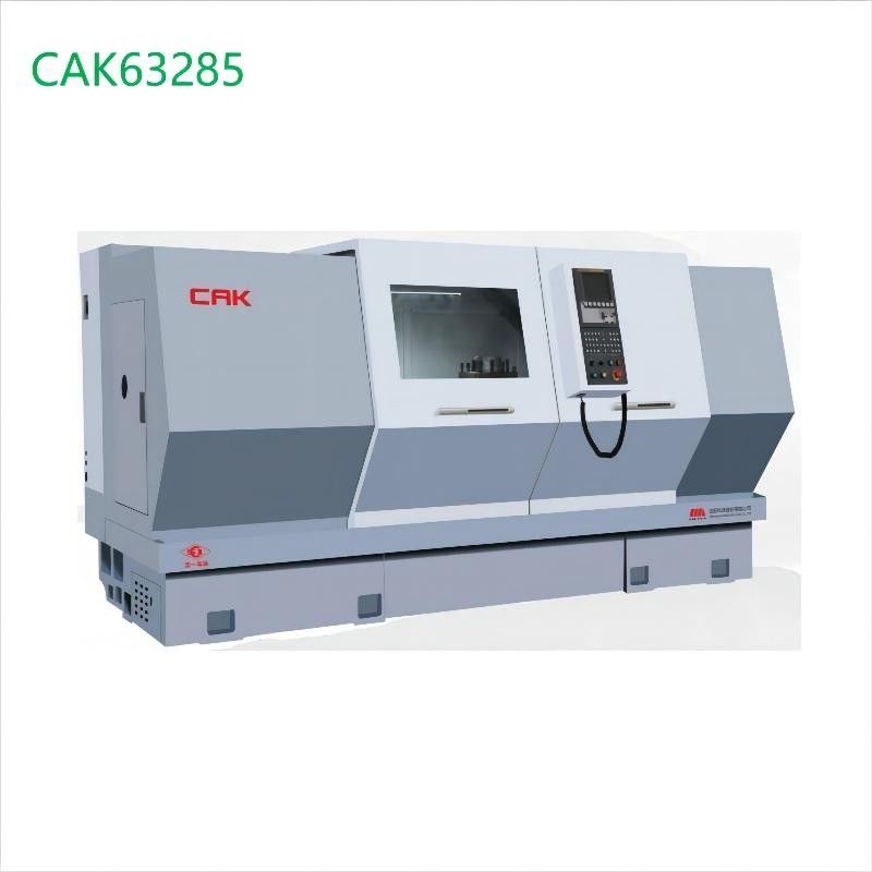Степной механизм CNC CAK63285 Плоская кровать Степной механизм CNC 4 станции башня с сервомотором
