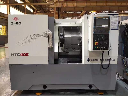 Горизонтальный CNC кровати скоса HTC40E/500 обрабатывает управление на токарном станке SMTCL SYMG мотора GSK988TA Fanuc 15KW 11KW