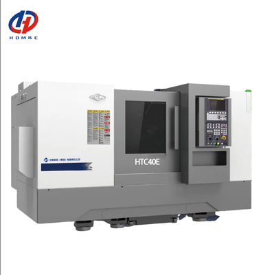 CNC токарный станк HTC40E высокоточный CNC горизонтальный токарный станк 30 градусов наклонный кровать CNC поворотный станк