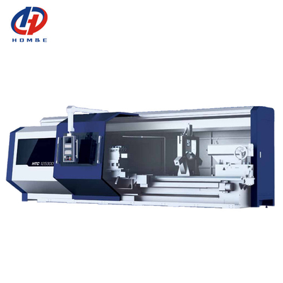 SMTCL CNC тяжелая токарная машина HTC125300 Максимальная длина резки 3000 мм горизонтальная плоская кровать CNC-токарный стан