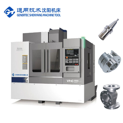 CNC VMC Вертикальный обрабатывающий центр VMC850Q 4-я ось Cnc вращающийся стол CNC Металлическая вертикальная фрезерная машина