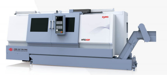 Центр 3500rpm CNC HTC40PM горизонтальный поворачивая с башенкой прожития оси c